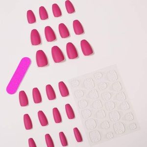 Ballerina Press on Nails Glue on 24 PCs Medium